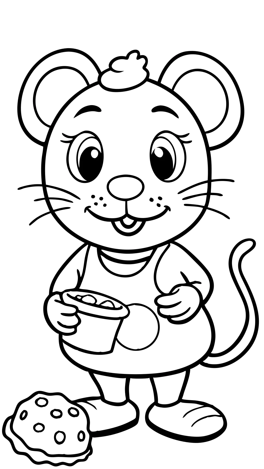 Si vous donnez une page à colorier à une souris